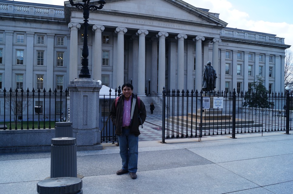 Juan at Treasury Dept., DC